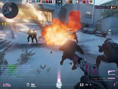 the most intense round of cs2 ever