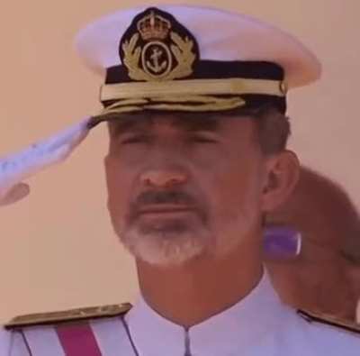 Disappointed Spanish king