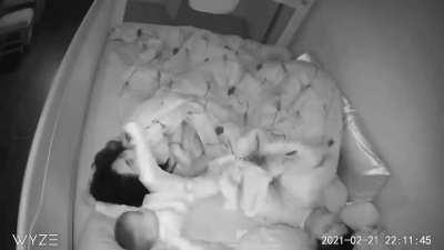 The Mom Thought the Baby Liked the Right Side of the Bed, so She Asked the Hubby to Switch Sides