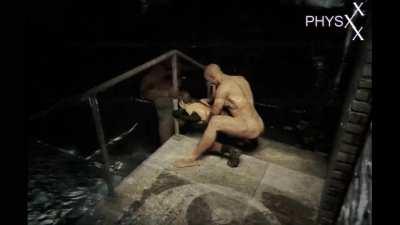 Quiet threesome outdoor Night version (PhysX) [metal gear solid]