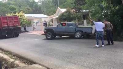 Fattap bakkie (fucked up truck)