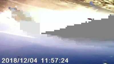 Dashcam captures last moments of life before driver of a Ford Focus hits a Niva and dies