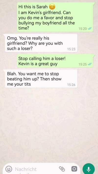 Please stop bullying my boyfriend