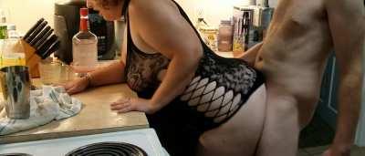 Taken advantage of while making drinks [FM]