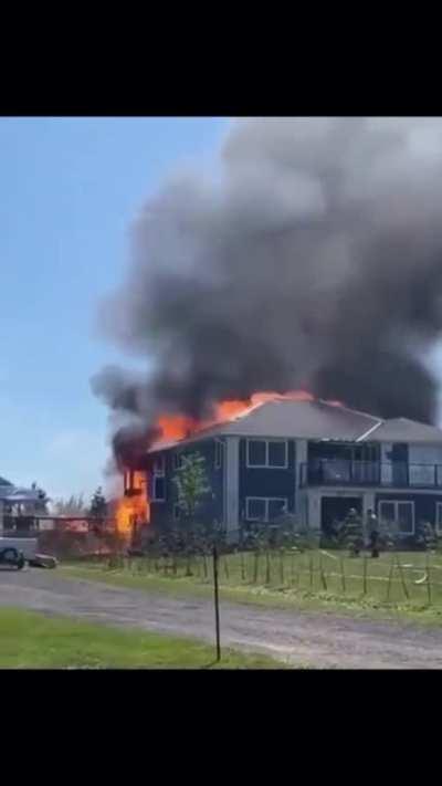 Firefighters were not expecting that to happen