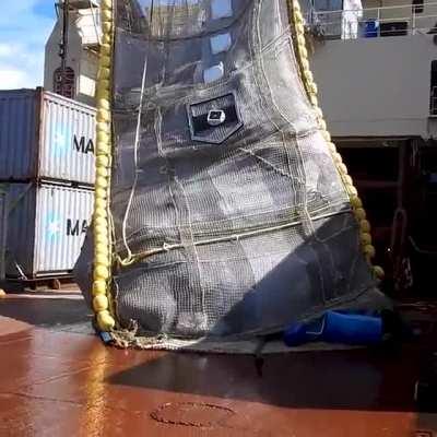 The Ocean Cleanup initiative amasses their largest single catch for System 002 to-date; 10,086 kg of plastic removed from the Great Pacific Garbage Patch, collected in a span of just 6.5 days