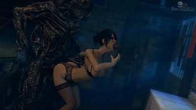 She’s getting it nice and hard