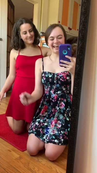 Say good morning if you'd fuck my bestie and I 😇