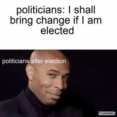 The problem with political jokes is that they get elected -Henry Cate