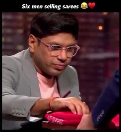 For the very first time in Indian television history six men are selling sarees on Tv!!