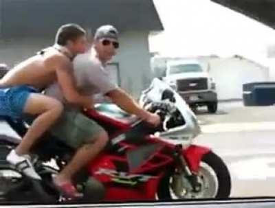 Maybe stay on two wheels