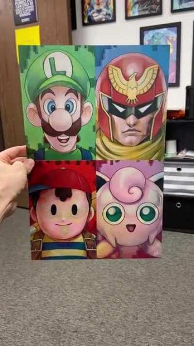 My “OG Brawling Brothas” 3D Lenticular Fan Artwork ... hand drawn & self-produced!