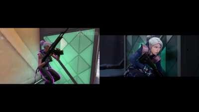 RETAKE, But It's Made in Valorant... (Side by Side Comparison)