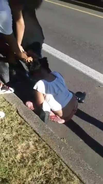 an old fight but my most recent one. whopped her ass in the second round (re upload)