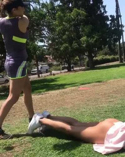 HMC while I practice my swing on my bestie's ass