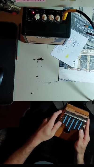 Took a break from coloring between the lines to get a bit lost in the tines.