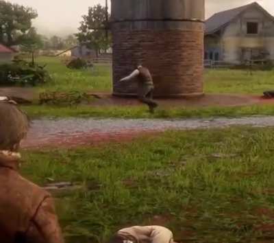 Guy really didn’t want to go down