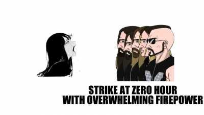 Strike at Zero Hour.