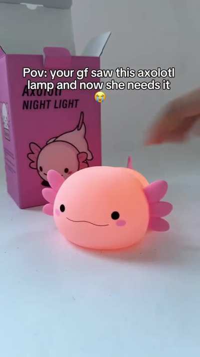 Axolotl Night Light