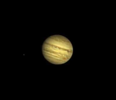 Jupiter: 40mins of rotation (Callisto to the left)