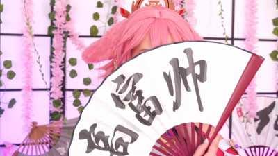 Raiden Shogun and Yae Miko from Genshin by Purple Bitch and Sia Siberia