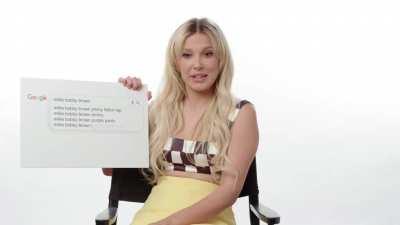 Millie talking about her purple pants