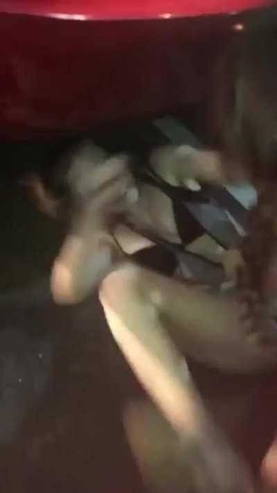 Boyfriend Hyping Her Girl In a Fight