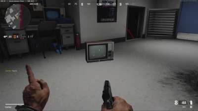 This television looked so sad that I trapped him so I gave him a 2nd chance to hide