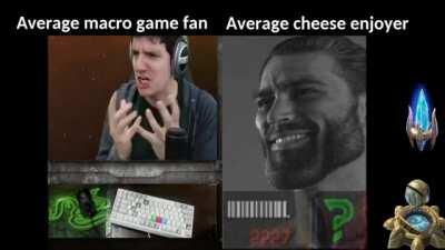 Average Macro fan vs Average Cheese enjoyer