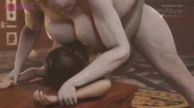 Dimitrescu Domain - Ada Wong Creampie (AlenAbyss) [Resident Evil] 