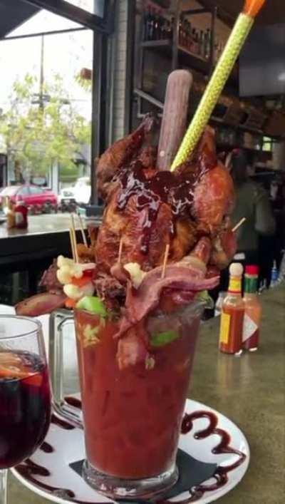 This monster of a cocktail