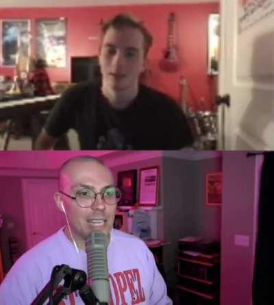 An excerpt from my debate on Weezer with Anthony Fantano (ignore the camera quality, will be fixed for full video)