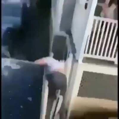 HMRB while I do some Parkour with Beer in Hand