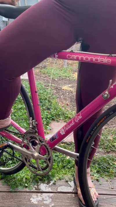 I’m even dirty when I ride my bike