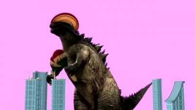Godzilla sabe bailar, no como el mono, punto para Godzilla