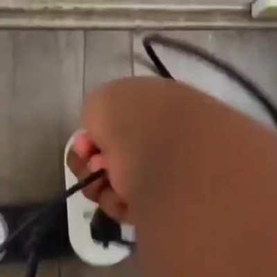 Telling the electricity hive mind that he can't pay the electric bill