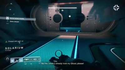 So the strike dialogue glitched and...I guess our ghost is evil now?