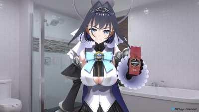 Classic Kronii Clip recreated in 3d