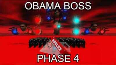 Oh fuck we initiated obama boss fight stage 4