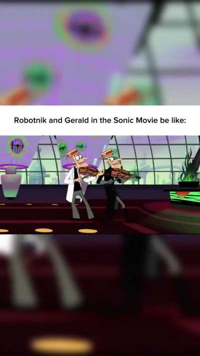 Lowkey just Gerald and Robotnik in Sonic 3