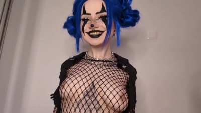 Clown Girl Solo video is out!!😈💦