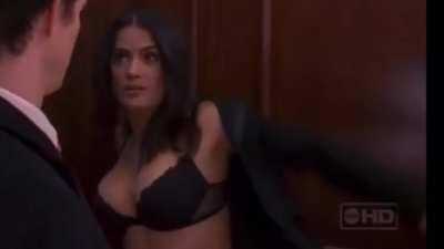 Salma Hayek Teasing Her Body
