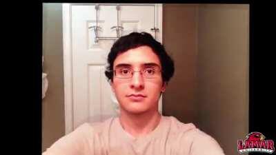 Guy took a photo of his face every day until college graduation