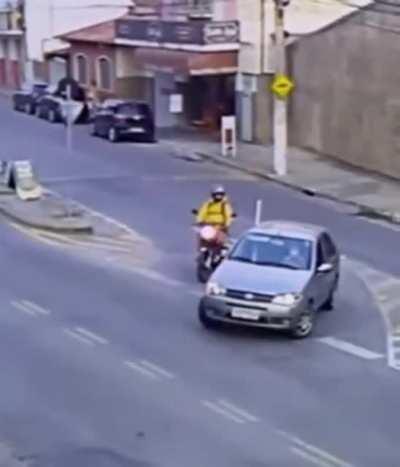 Everyone just stops and try to understand what just happened.