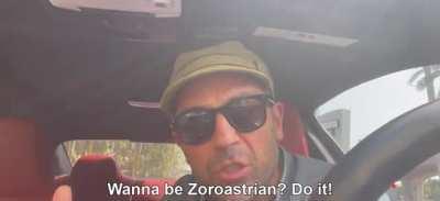 Man uses colourful language to get the message across to the Iranian clerical Regime (translation subtitles included)