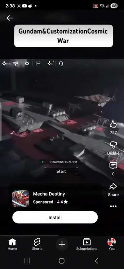 Excuse me but why is the clip from Gundam collab being used in this ad?!?!