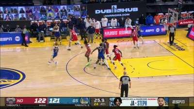 [Highlight] Poole gives the Warriors the lead with 21 seconds left