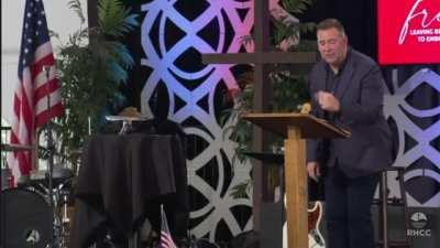 Pastor Covers His Hands In Poop, For The Lord