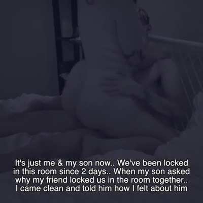 Mom locked in with son