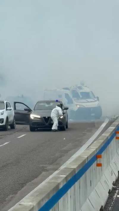 Rapina a furgone portavalori sulla lecce-brindisi